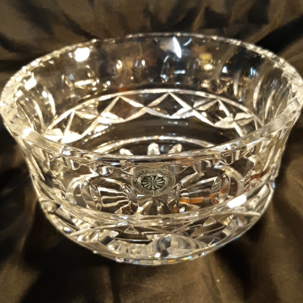 Galway Irish Crystal Fluted Candy Dish
